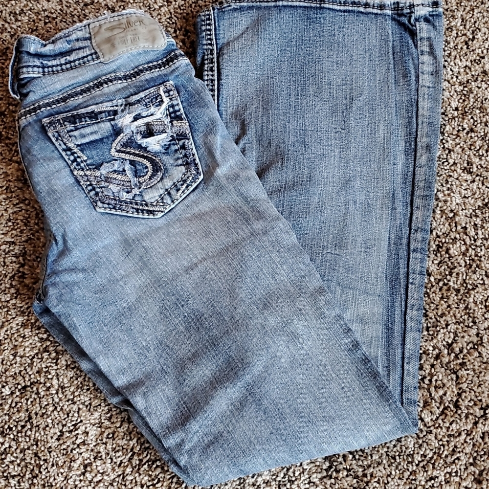 Silver jeans